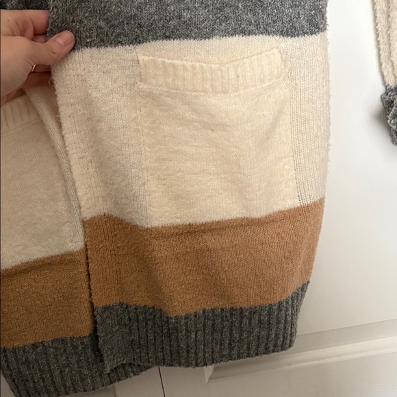 Pink Rose Open Front Cardigan - Picture 4 of 11